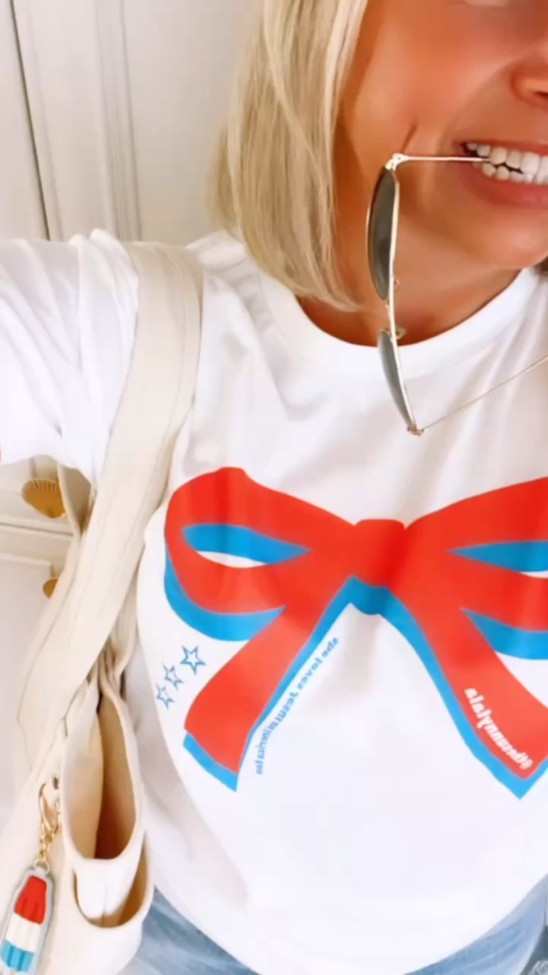 Wearing Lately 💫💖🩵❤️
… bow tee & logo hat: The Sunny La La… rest linked here!

#LTKSeasonal #LTKFindsUnder50