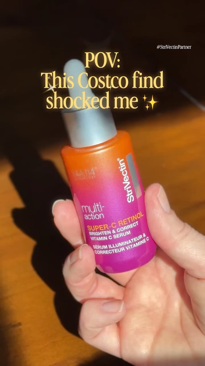 I couldn’t believe it when I spotted StriVectin at Costco 👀 I’ve been using their Vitamin C + Retinol serum to help with my forehead lines and neck, and seeing it at Costco for such a great deal made me do a double take.

If you’ve been wanting to try a clinically-proven skincare brand, this is your sign to check your local Costco and stock up before it’s gone!

Shop StriVectin at Costco before it’s gone!

@strivectin @costco 

#StriVectin #StriVectinPartner #StriVectinAtCostco #costcobeauty #costcoskincarefinds
