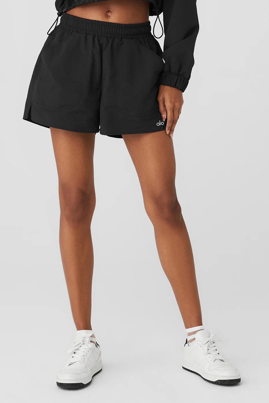 Alo YogaÂ® | Alumni Short in Black, Size: Small | Alo Yoga