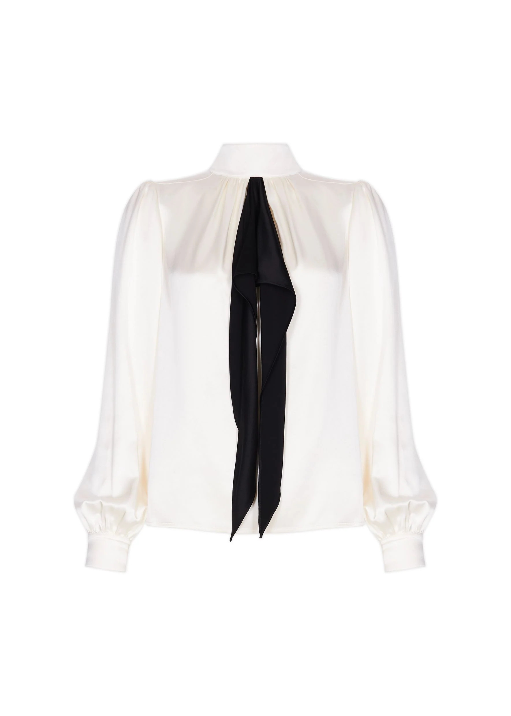 Claudine Satin Shirt | Bella Freud