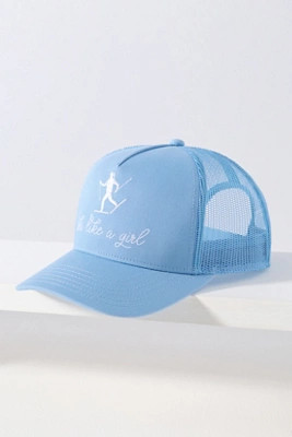 Beach Riot Ski Like a Girl Trucker Hat | Anthropologie (US)