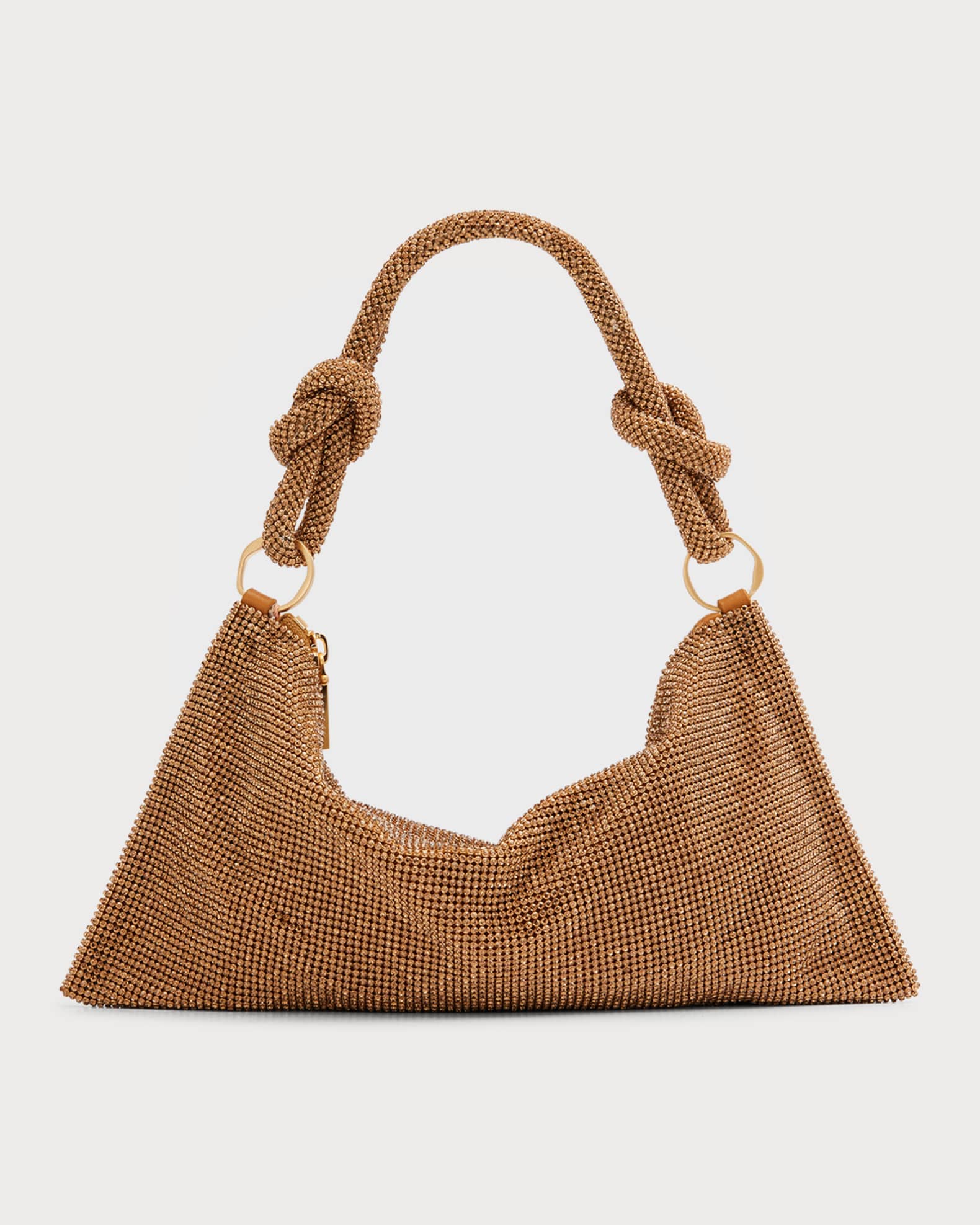 Hera Nano Knotted Embellished Shoulder Bag | Neiman Marcus