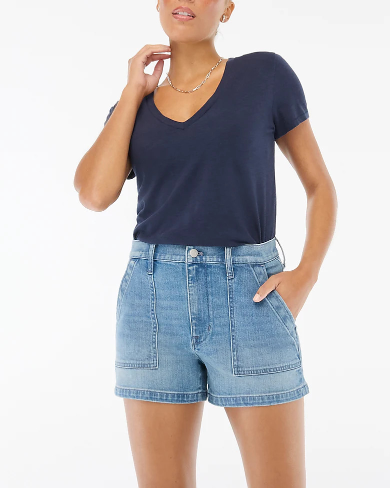 Utility denim short | J.Crew Factory