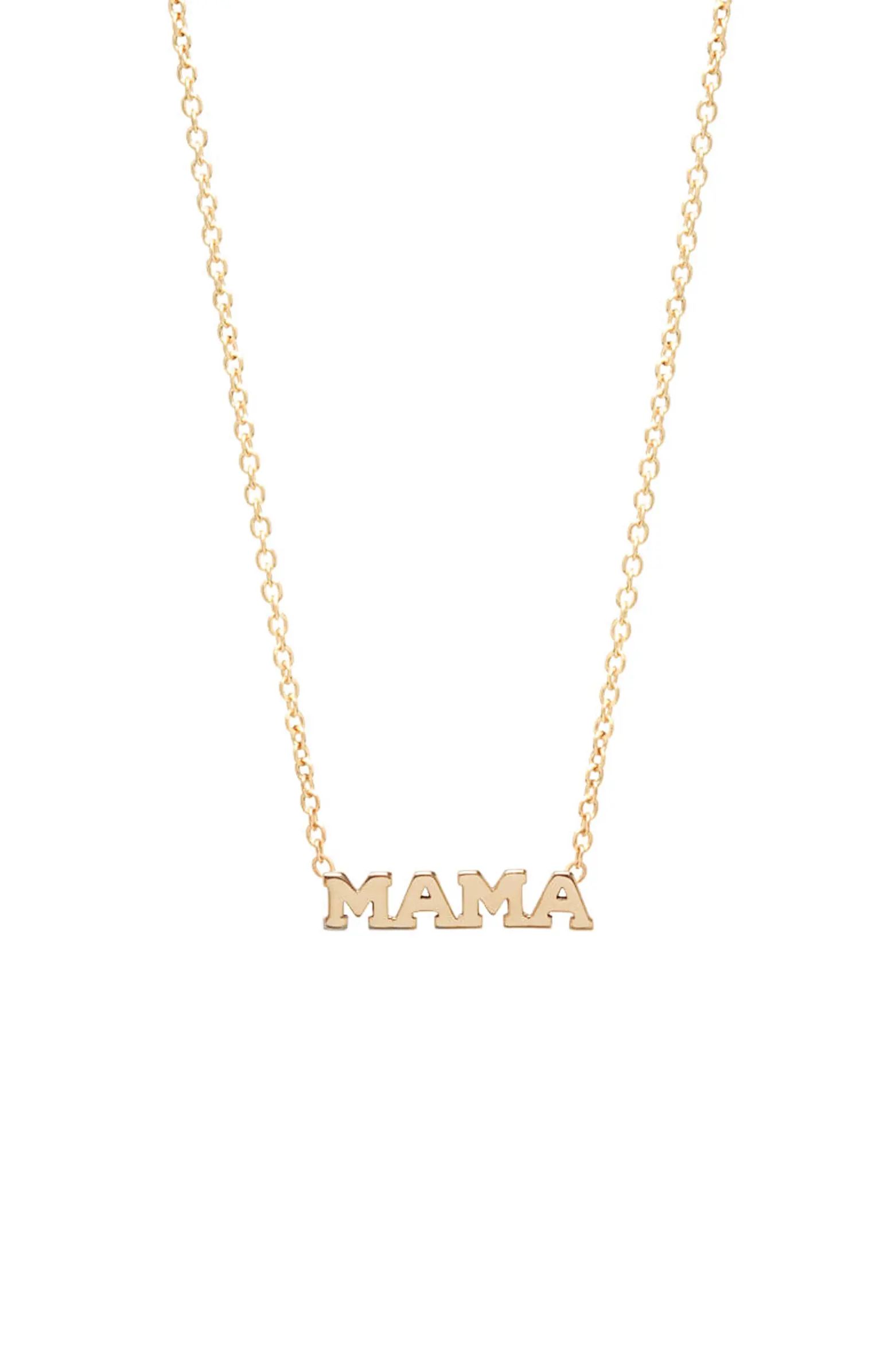 Itty Bitty Mama Pendant Necklace | Nordstrom