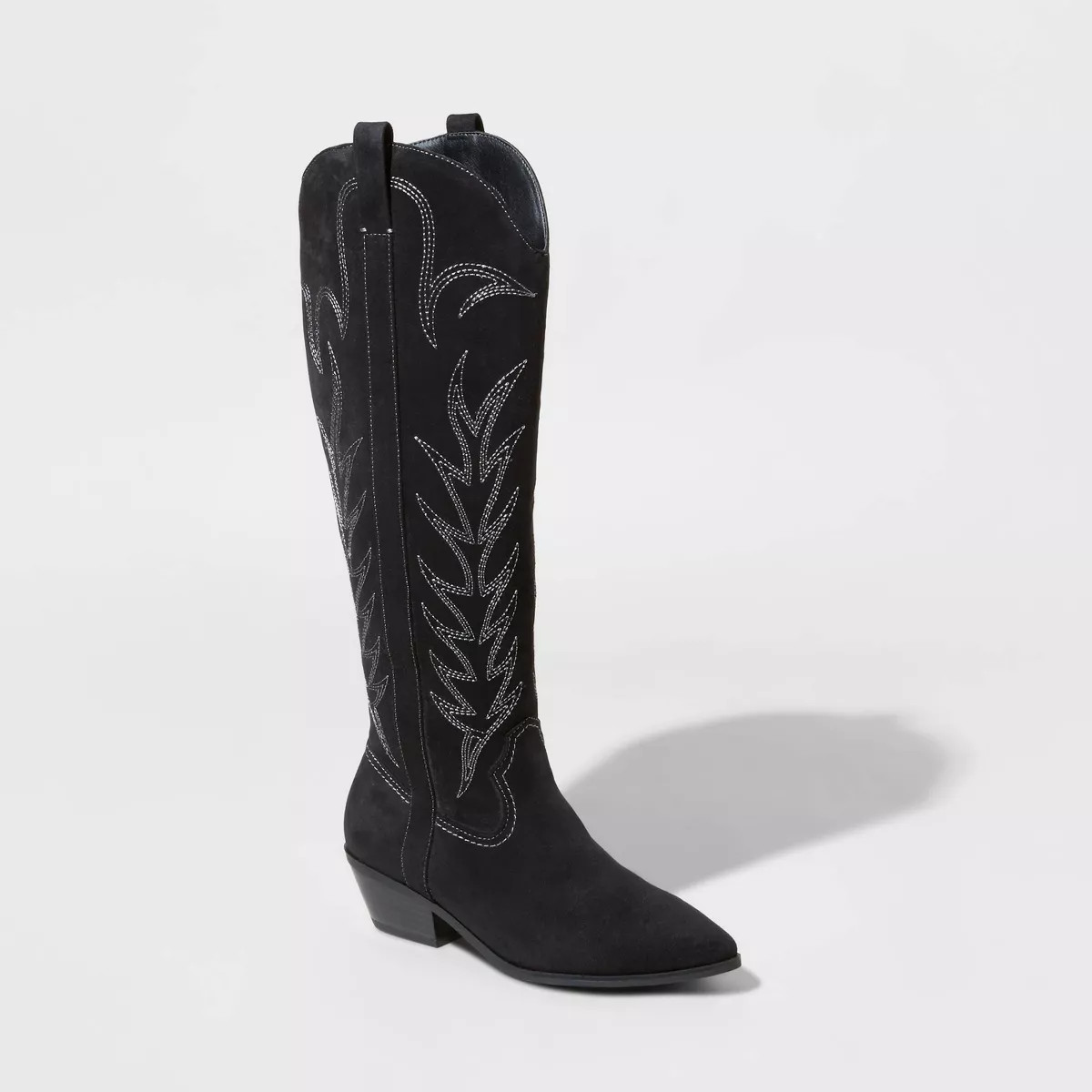 Women's Sommer Stitch Western Boots - Universal Thread™ Black 9 | Target