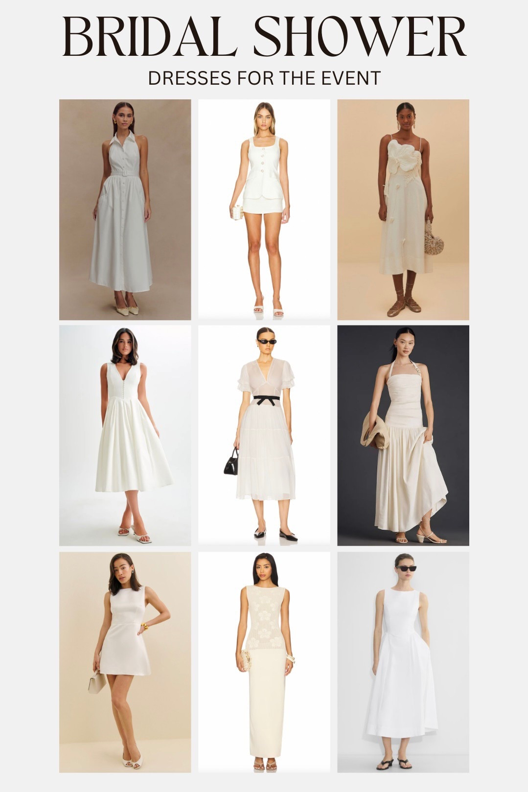 bridal shower dress inspo | meshki is currently on sale for 20% off through 5/26 | astr code VIVIANE15 on any regular sale or full price items through 9/1

#LTKStyleTip #LTKWedding #LTKSaleAlert