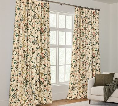 Nola Blackout Printed Curtain | Pottery Barn (US)