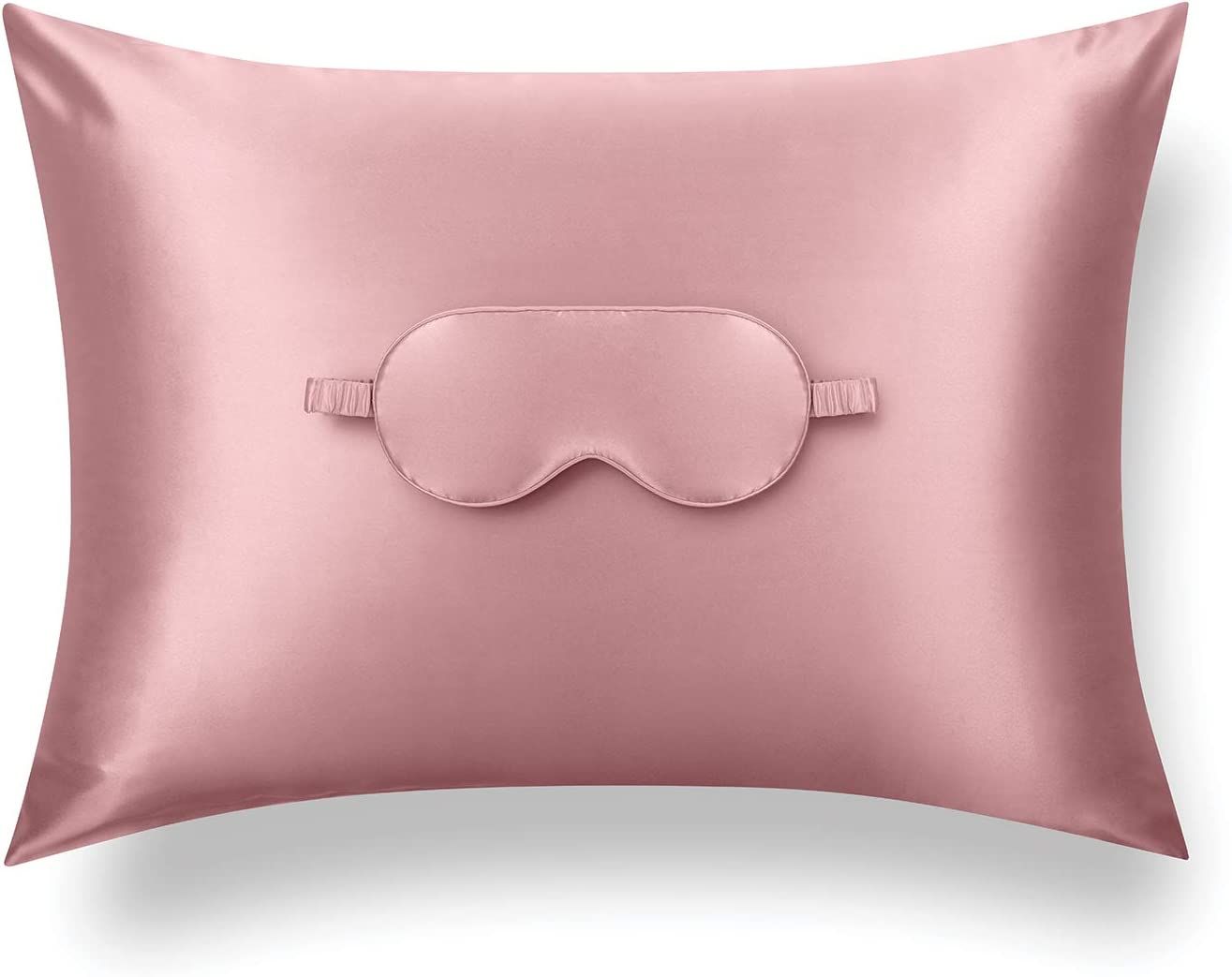 Tafts 22 Momme 100% Pure Mulberry Silk Pillowcase & Sleep Mask for Hair and Skin, Hypoallergenic,... | Amazon (US)