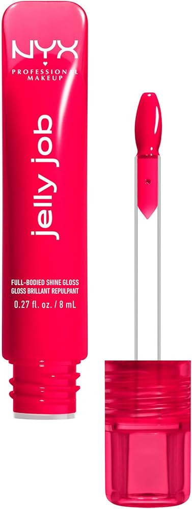 NYX Professional Makeup Lip Gloss, Jelly Job Full-Bodied Shine Gloss, Lip-Smoothing Shine, Hyper-... | Amazon (CA)