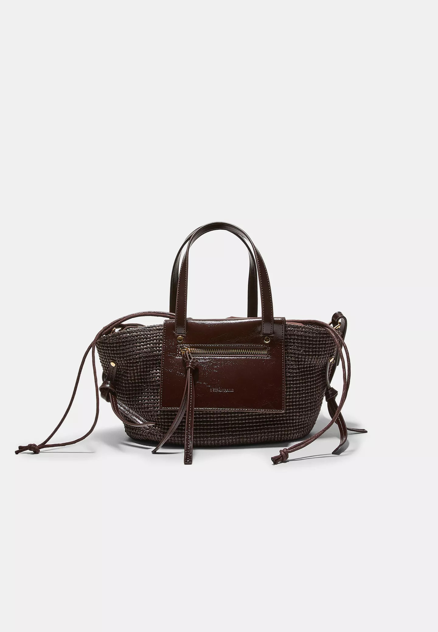 Crochet-effect basket crossbody bag - Women's Bags | Stradivarius United Kingdom | Stradivarius (UK)