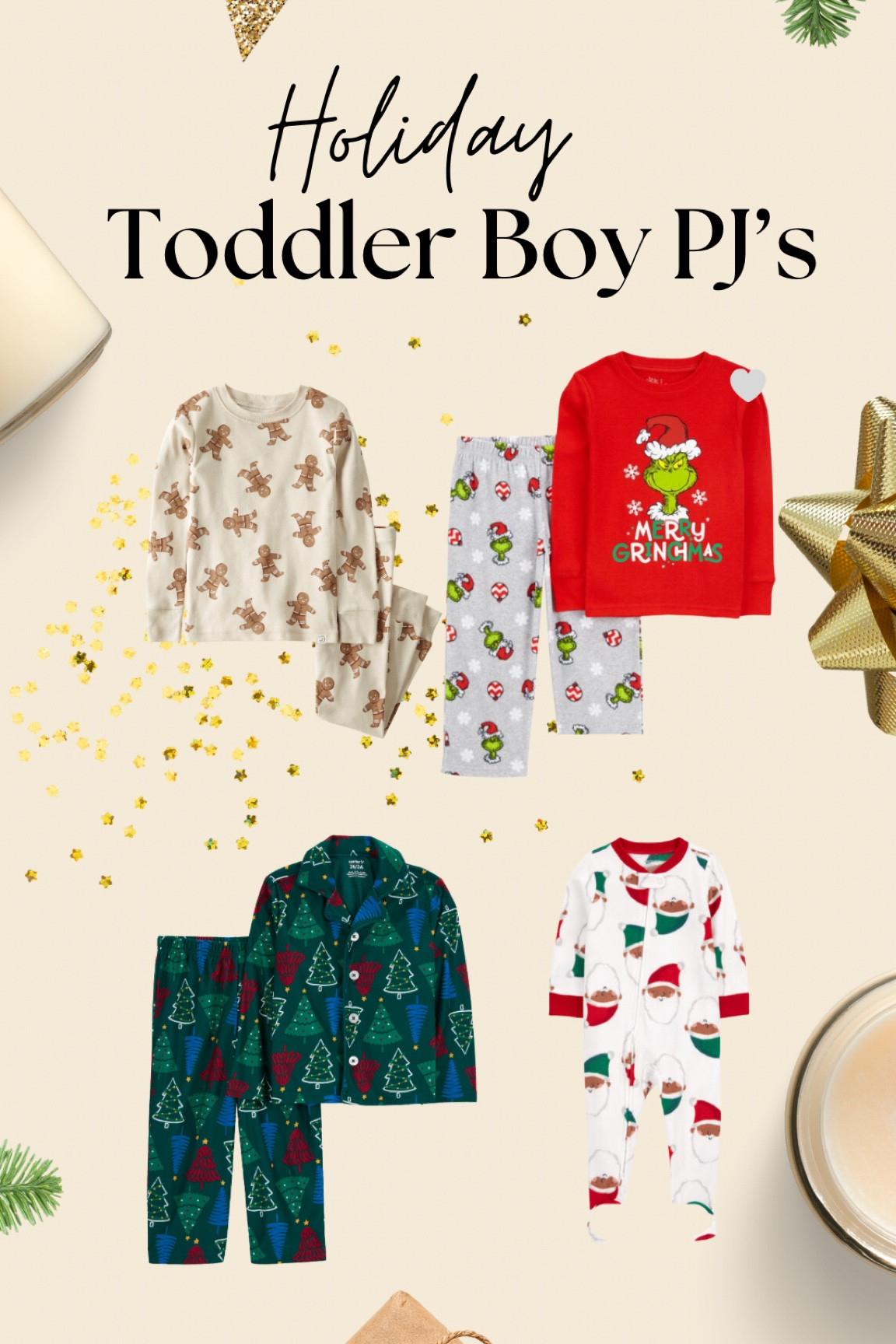 Holiday toddler boy pj’s 

#LTKHoliday #LTKGiftGuide #LTKFindsUnder50