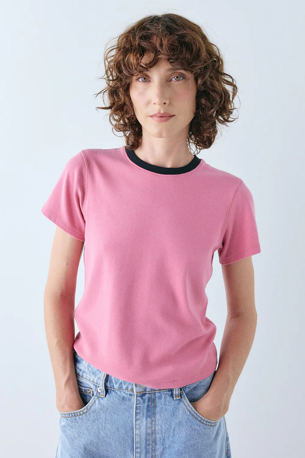 Cecile Tee Pink | VRG Grl