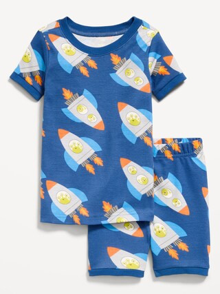 Printed Snug-Fit Pajama Set for Toddler & Baby | Old Navy (US)