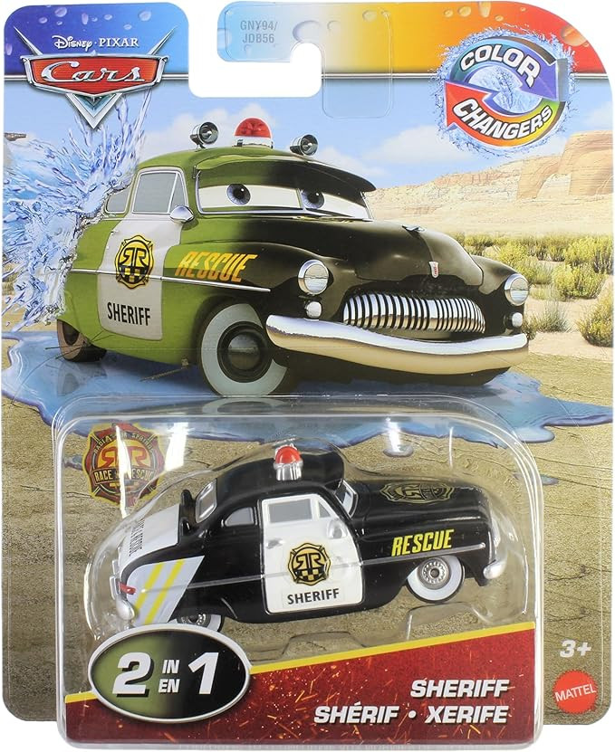 Disney Cars 2025 Color Changers Radiator Springs Race & Rescue Sheriff | Amazon (US)