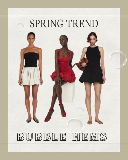 Bubble hem mini dresses and skirts 🫧 

#LTKStyleTip