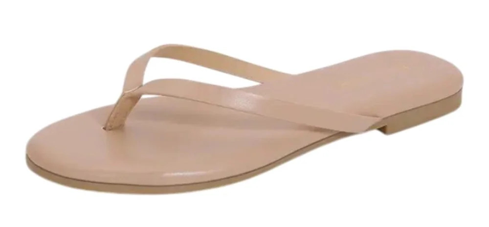 Berness Women\u2019s Flip Flops Flat Sandals \u2013 Thong Slides with Cushioned Insole, Lightweig... | Walmart (US)