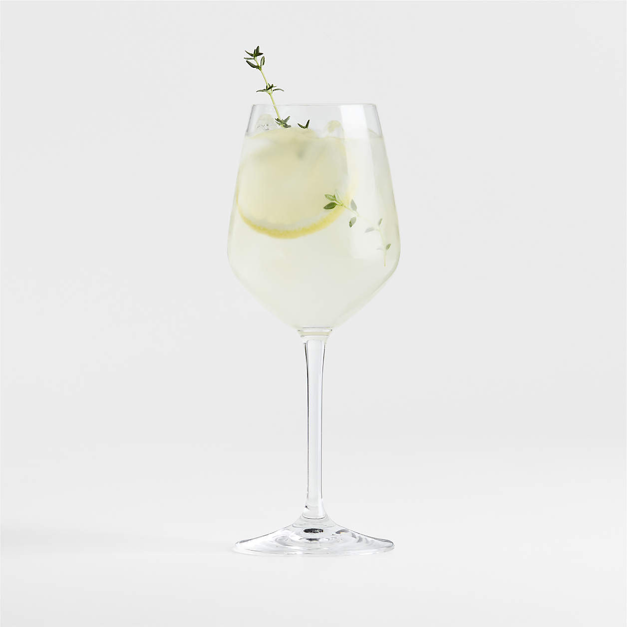 Nattie Tulip White Wine Glasses, Set of 8 + Reviews | Crate & Barrel | Crate & Barrel