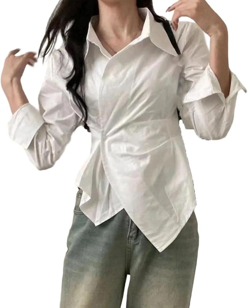 Women's Slim Fit Long College Season Top malist commutinging Shirt | Amazon (US)