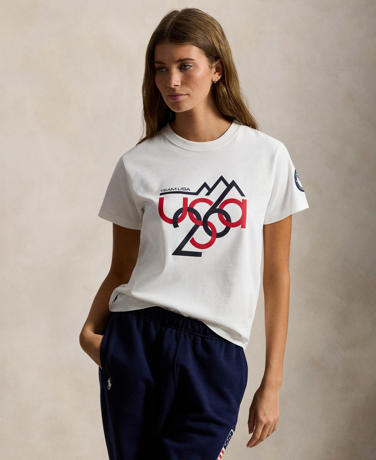 Polo Ralph Lauren Women's Team Usa Graphic T-Shirt - White | Macy's