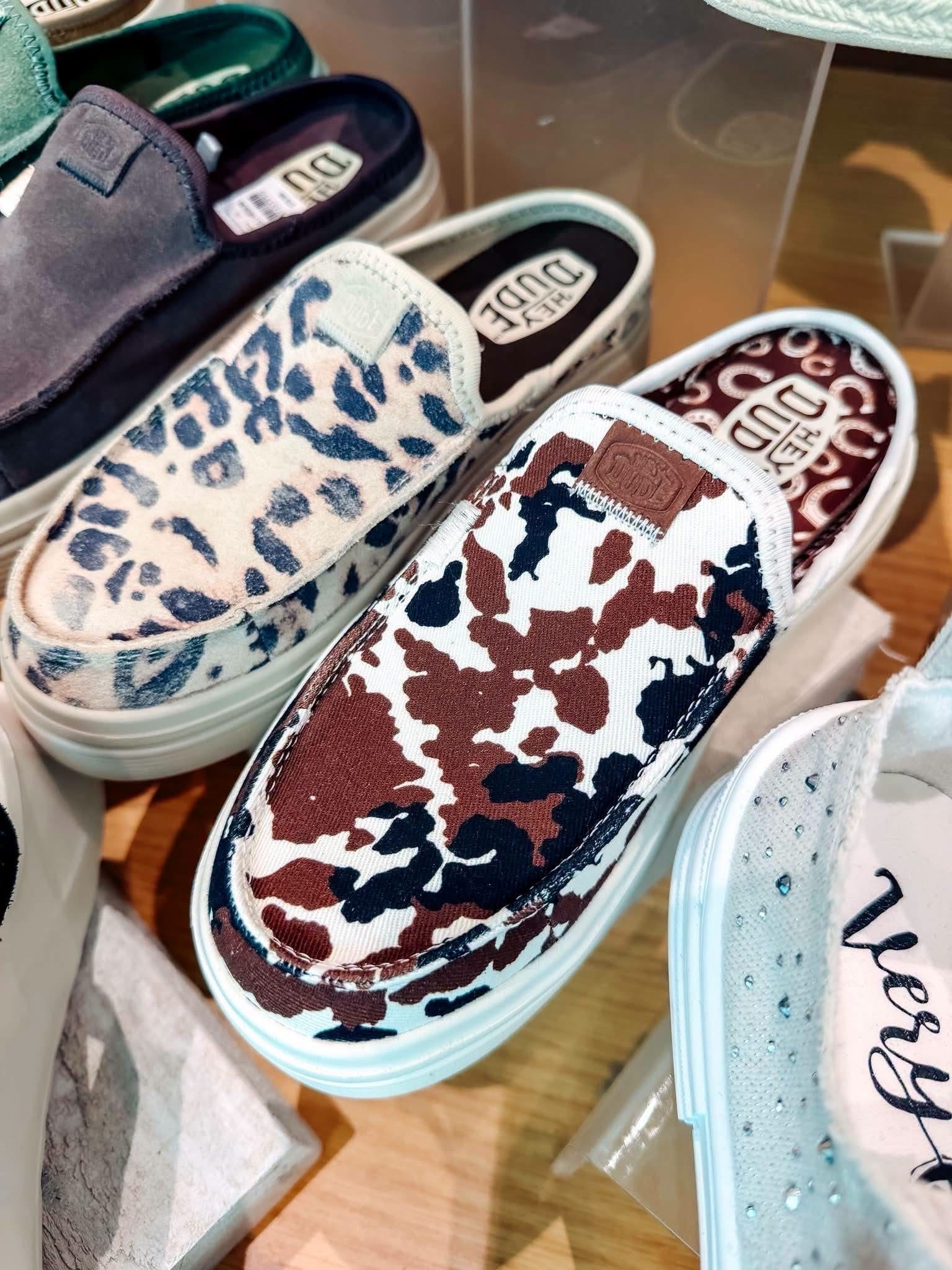 Okay… these cowhide and leopard print Hey Dude slip-ons are calling my name! 🤎🐆

I LOVE a good neutral with a little personality, and these are the perfect mix of comfy and cute. They’re definitely coming home with me!! 

 #HeyDude #LeopardPrint #Cowhide #FallShoes

#LTKootd #LTKSeasonal #LTKMidsize