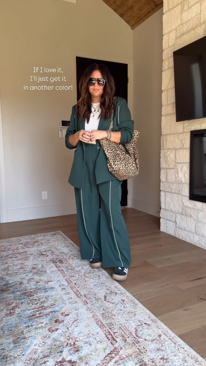 The most perfect blazer set! The price is so good and it’s from Amazon!
Wearing an XXL. Size up for this oversized look!
Tee: XL
Adidas: TTS


#LTKStyleTip #LTKFindsUnder50 #LTKMidsize