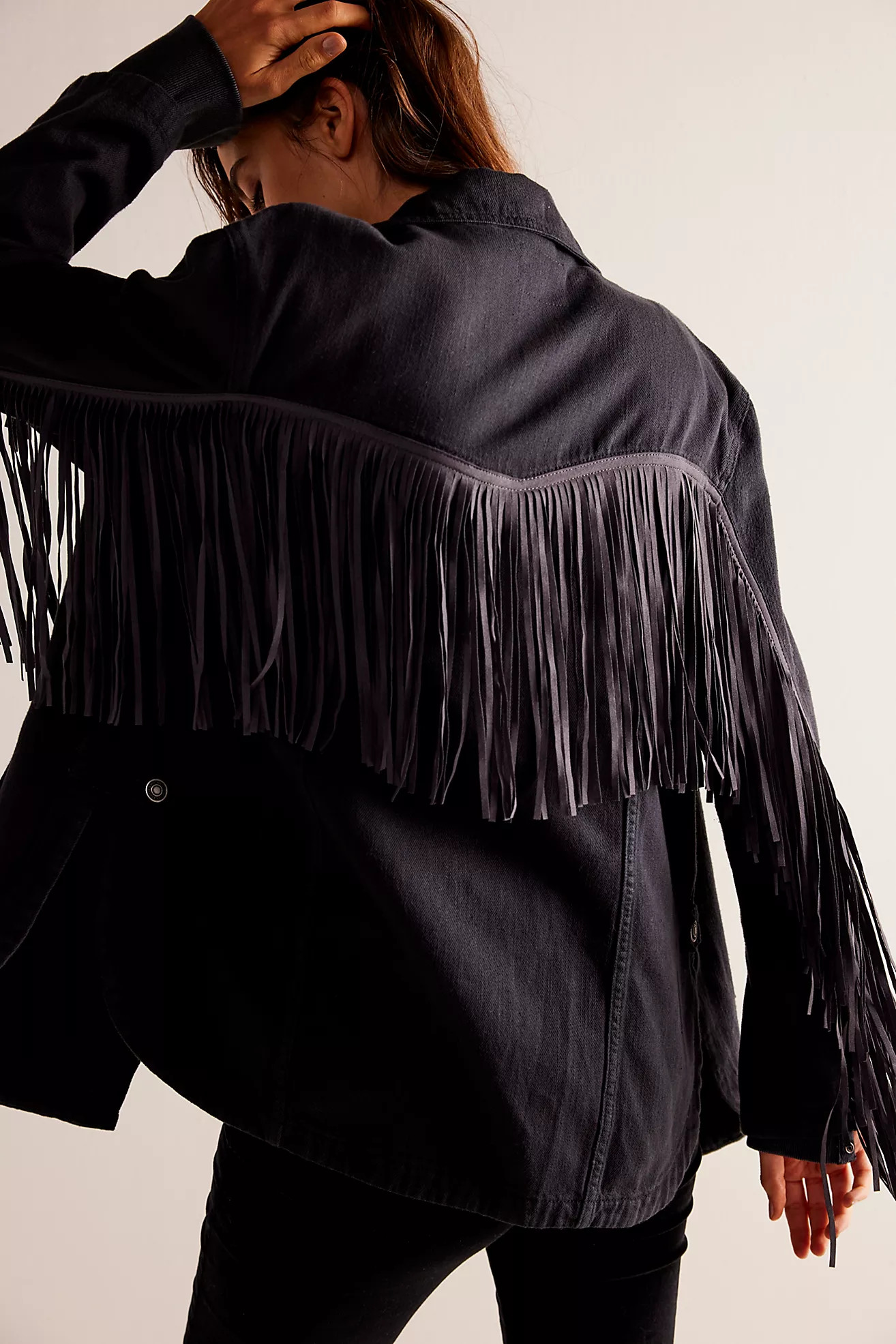 Fringe Out Denim Jacket | Free People (Global - UK&FR Excluded)