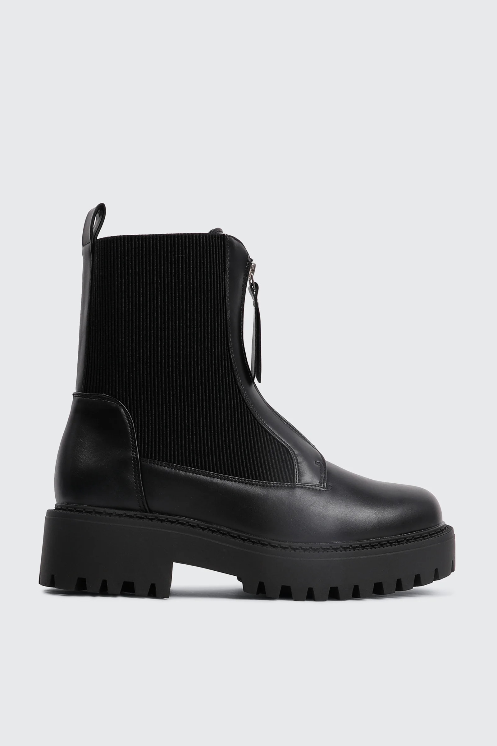 Lug Sole Front Zip Boots | Ardene
