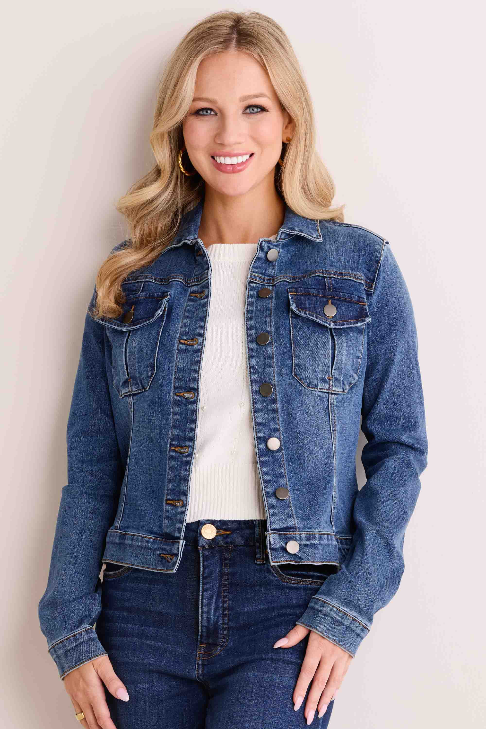 Amelia Denim Jacket by KUT from the Kloth | Avara