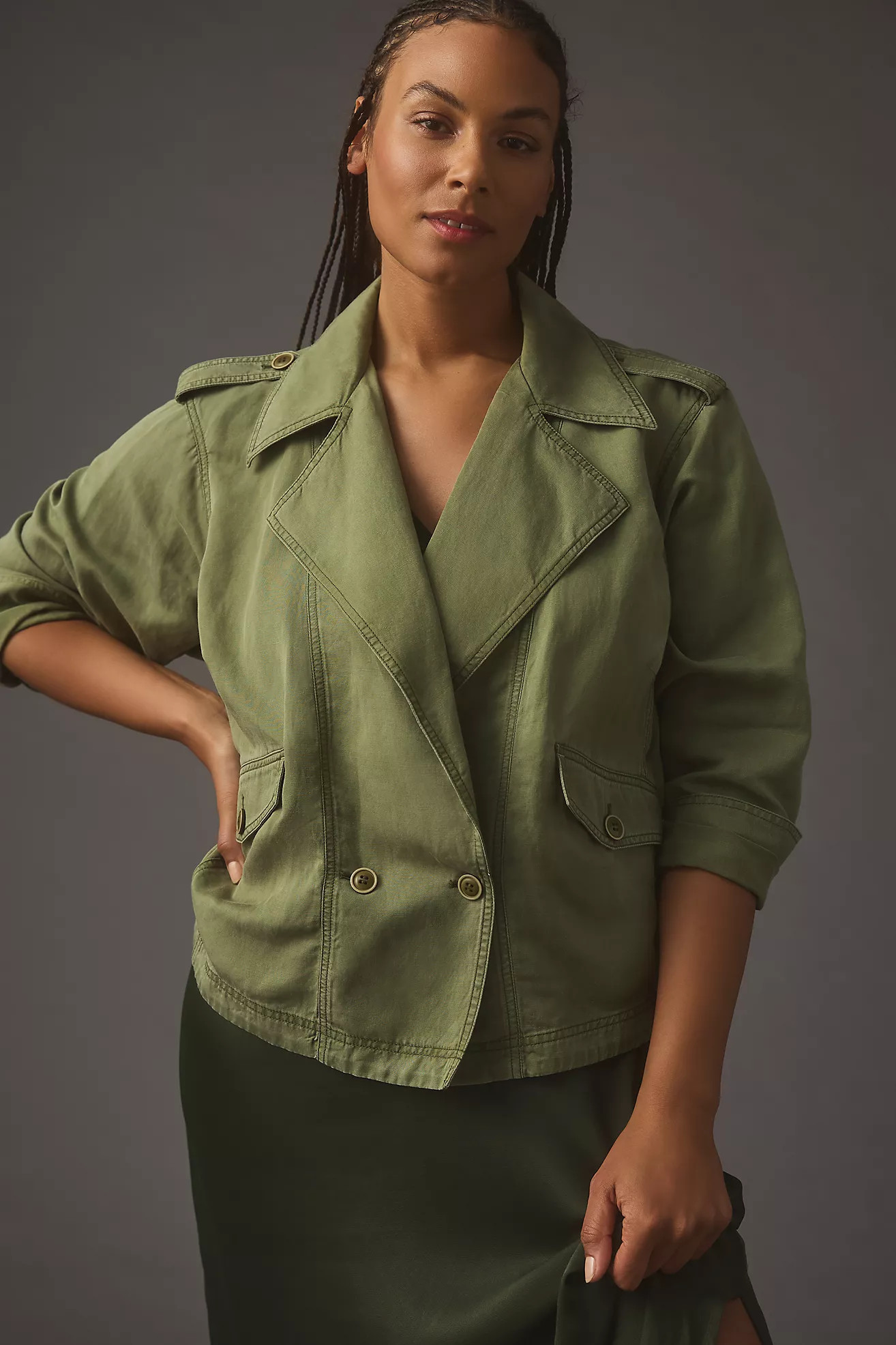 By Anthropologie Cropped Aviator Jacket | Anthropologie (US)