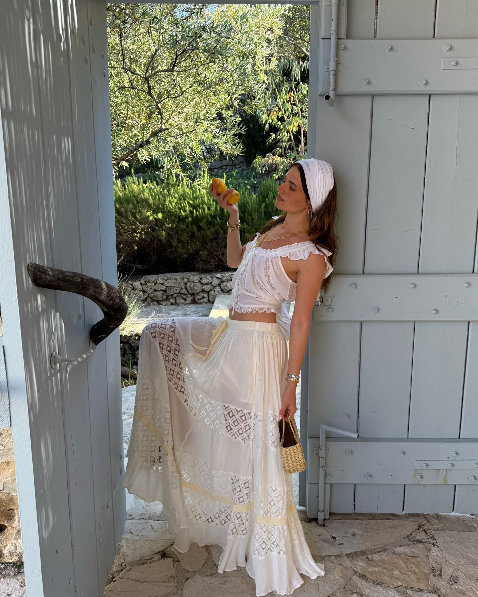 🍋 a very Greek summer outfit ⋆˙⟡