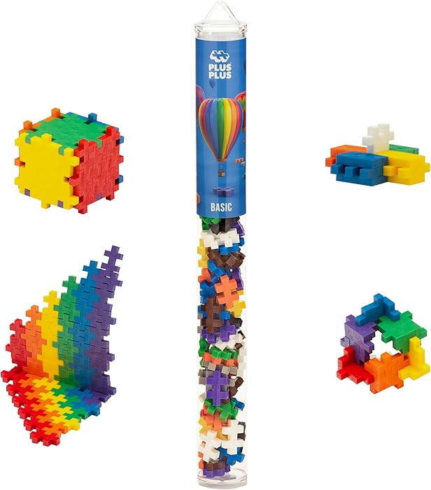 Plus Plus 70 Piece Interlocking Building Blocks for Kids, Open Ended Connecting Toys, Stem Bin Cl... | Amazon (US)