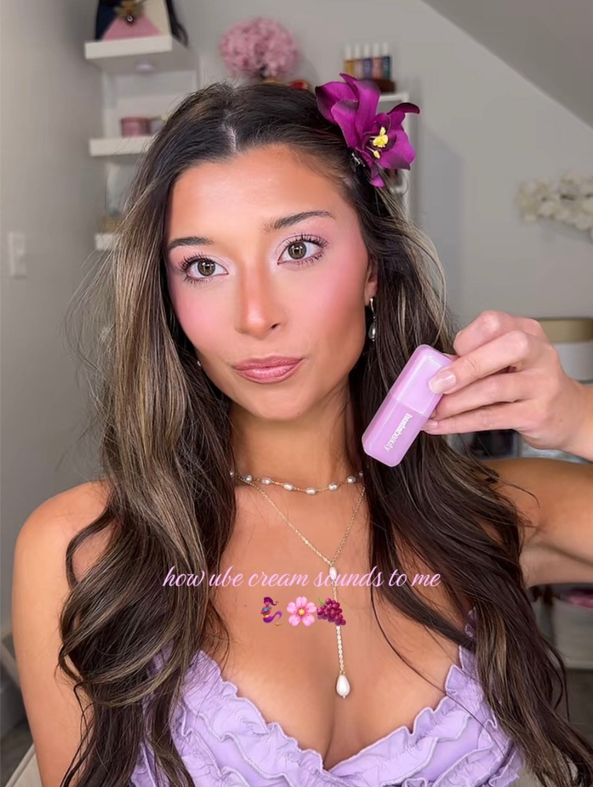Huda beauty liquid blush in “ube cream” 🍬🌸🧞‍♀️

#LTKgrwm #LTKBeauty #LTKselfcare