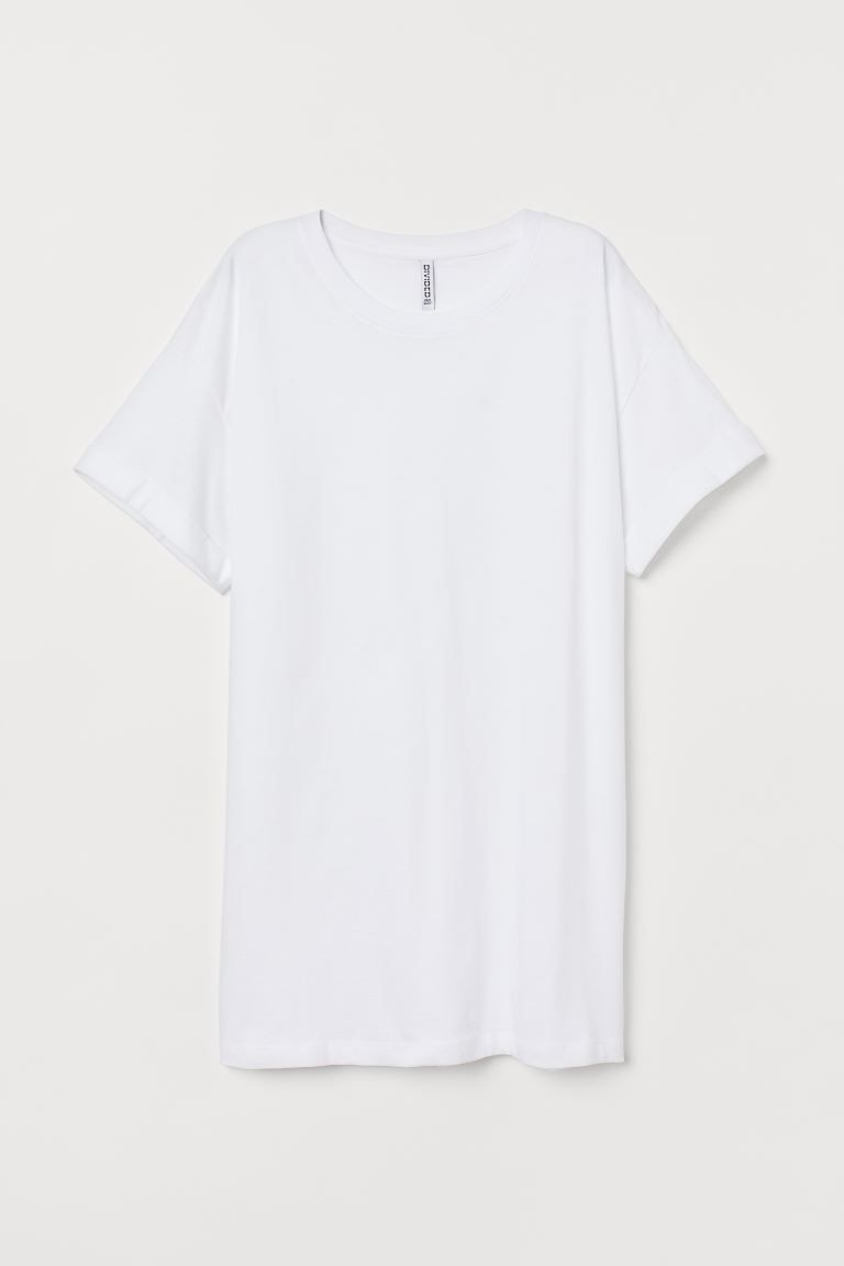 Langes T-Shirt | H&M (DE, AT, CH, DK, NL, NO, FI)