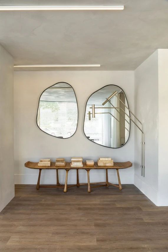 Asymmetrical Mirror Home Decor Irregular Mirror Aesthetic - Etsy | Etsy (US)