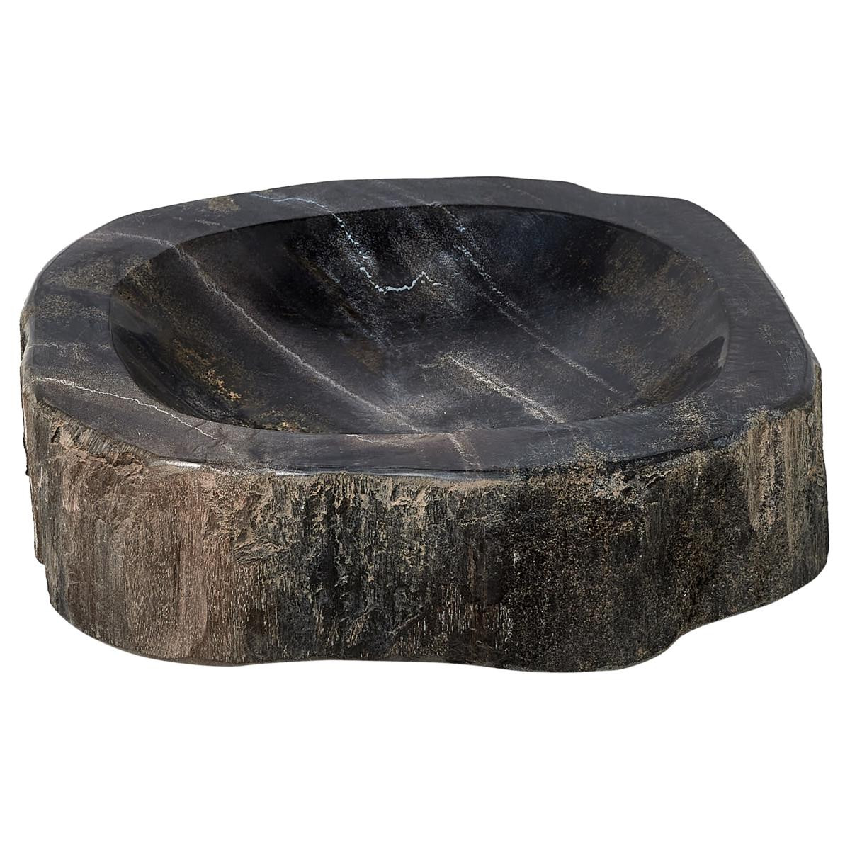 KALIFANO Petrified Wood Jewelry Bowl - 23251965 | HSN | HSN
