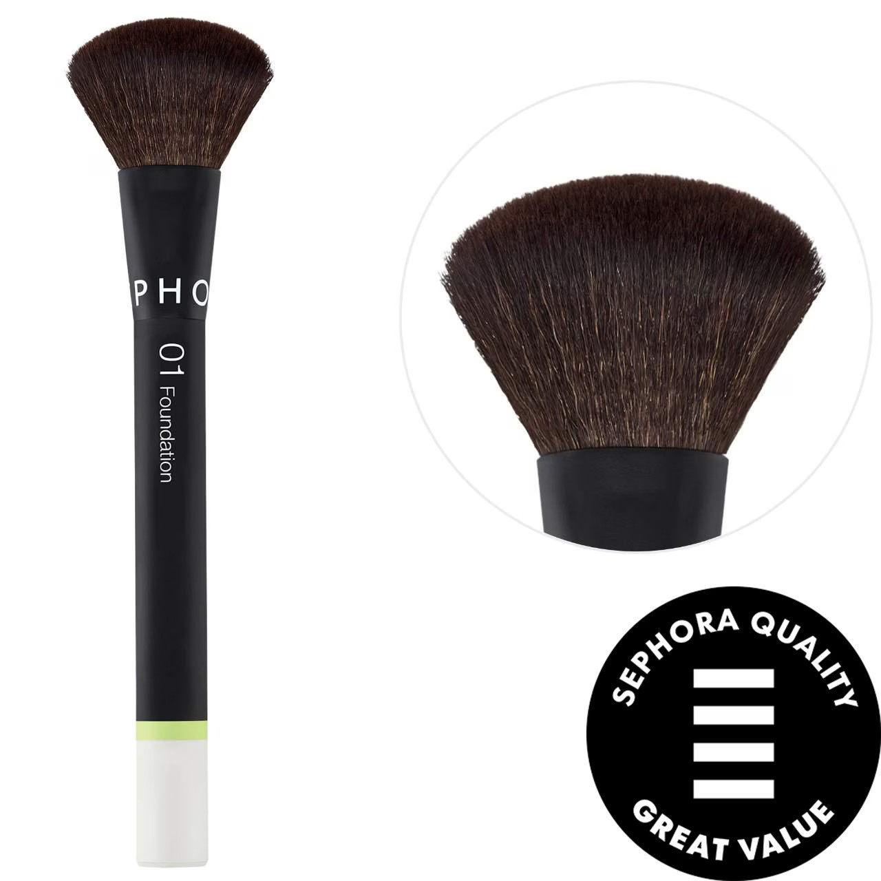 SEPHORA COLLECTION Essential Brush - 01 Foundation 1 pc | Sephora (US)