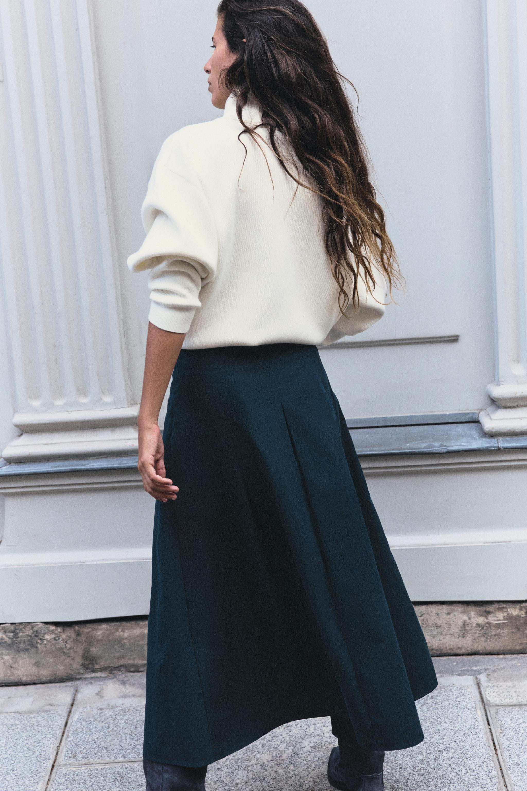 HIGH-NECK KNIT JUMPER | Zara US
