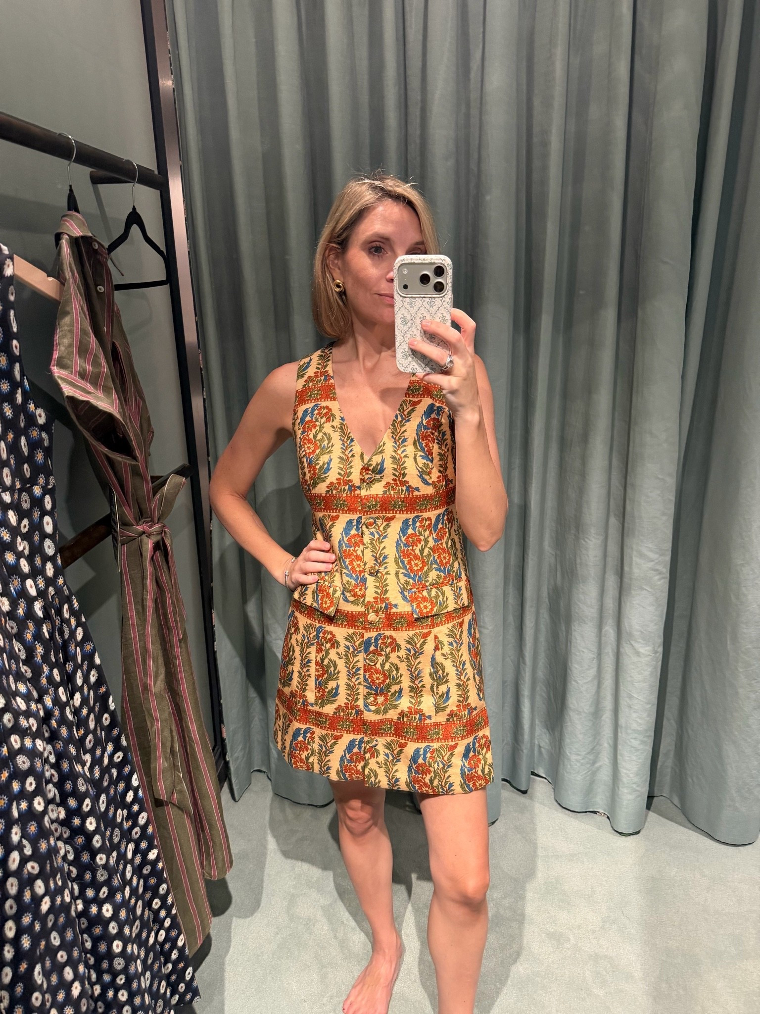 Such a cute and unique mini dress to wear now in the summer and into the fall - would look cute with cowboy boots for a more western style.

#LTKootd #LTKgrwm #LTKTravel