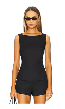 FAITHFULL THE BRAND Ana Top in Black from Revolve.com | Revolve Clothing (Global)