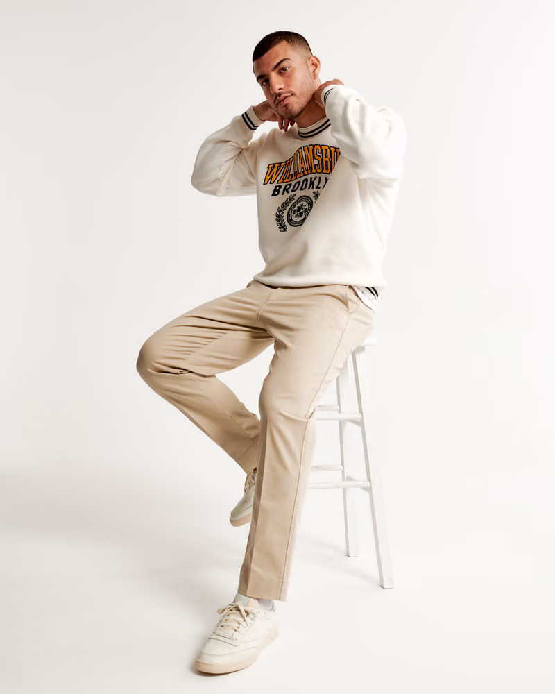 Varsity Graphic Crew Sweatshirt | Abercrombie & Fitch (US)