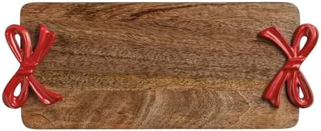 Mud Pie Christmas Red Bow Board | Amazon (US)