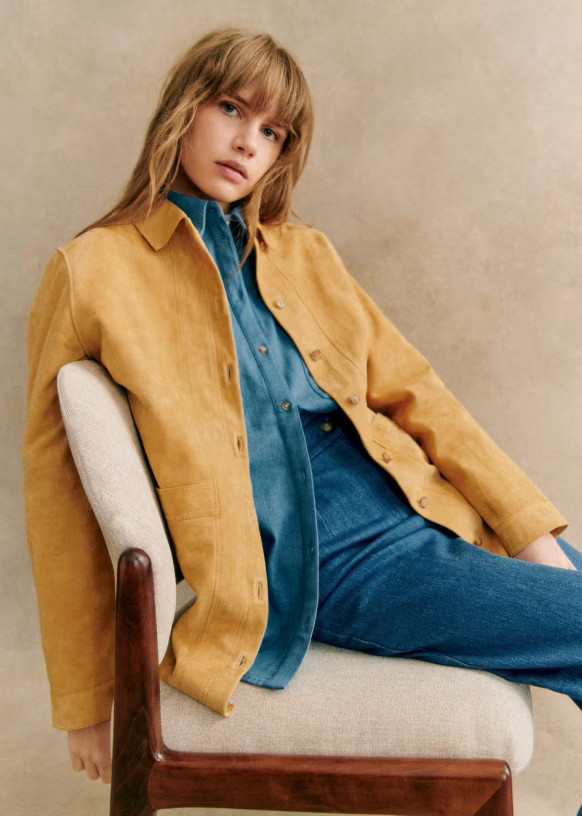 Mustard Suede | Sezane Paris