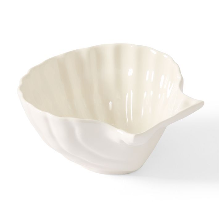 Billy Cotton Ceramic Shell Bowl | West Elm (US)