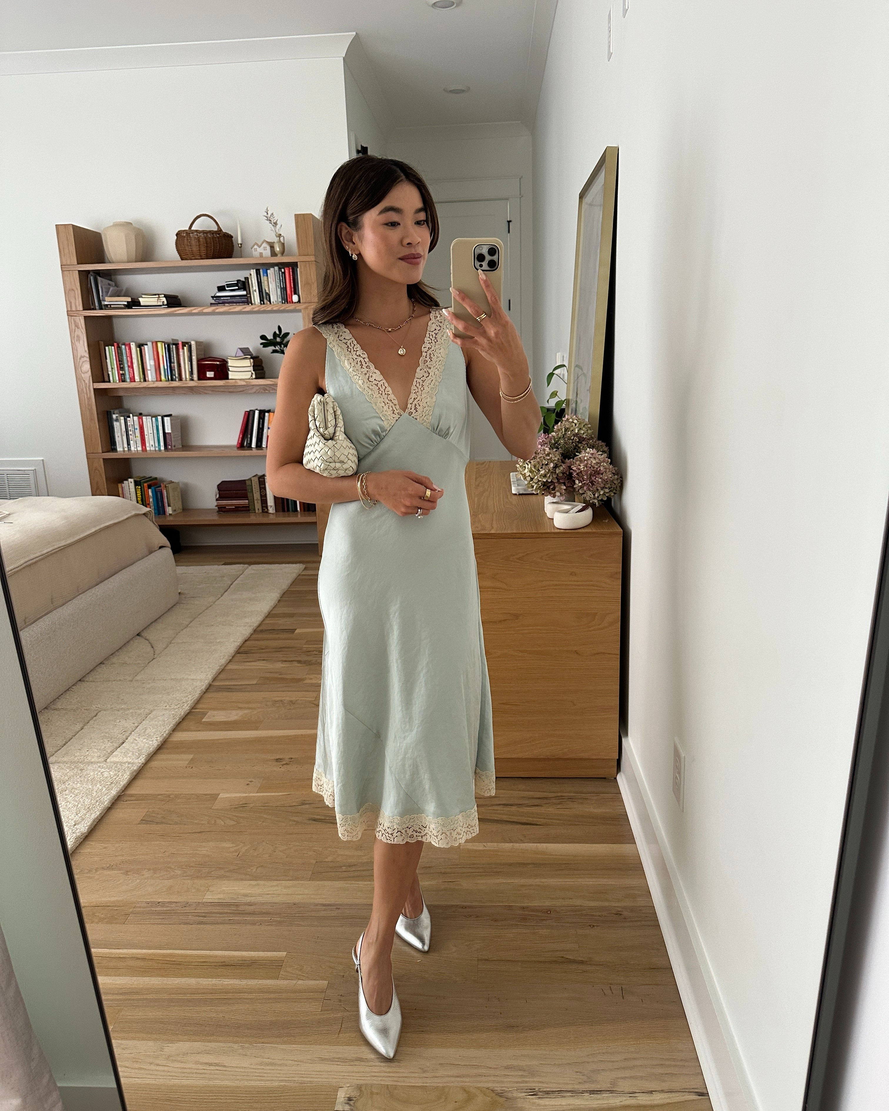 I love spicing up my outfits with a fun heel. These @Madewell silver heels are perfect!

Wearing the Aritzia Daisy Chain Satin Dress - Size 2XS in Agv Grn/Sprkng Chmpgn

petite fashion, get dressed with me, outfit inspiration, ootd, nashville outfit, Nashville influencer, petite style, vacation style, casual outfits, mom style, petite dress, spring outfits, spring outfit info, spring dress, summer dress, cotton dress, spring outfit idea, heels, summer heels, aritzia dress, petite friendly dress, wedding guest dress, satin dress, slip dress,

#LTKootd #LTKSeasonal #LTKPetite