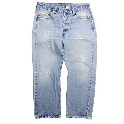 Vintage Levi Strauss & Co 501 Denim Jeans Pants Size 32 X 26 Distressed | eBay US