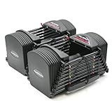 PowerBlock Pro 50 Adjustable Dumbbells, Sold in Pairs, 5-50 lb. Dumbbells, Durable Steel Build, I... | Amazon (US)