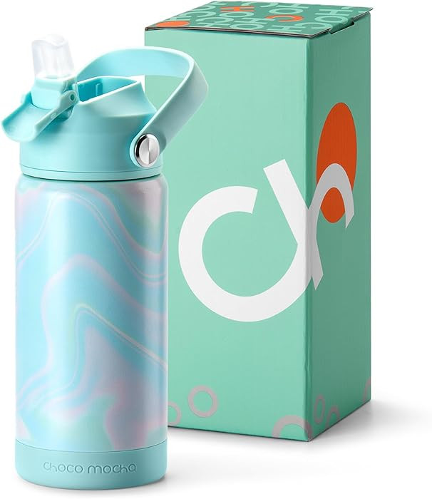 Choco Mocha Kids Water Bottle For School, Kids Insulated Water Bottle Stainless Steel for Girls, ... | Amazon (US)