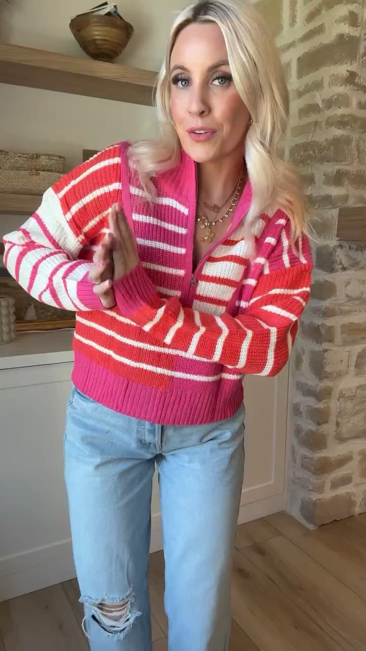 Loving the colors on this one! Wearing a size medium! 

#LTKFindsUnder50 #LTKFindsUnder100 #LTKStyleTip