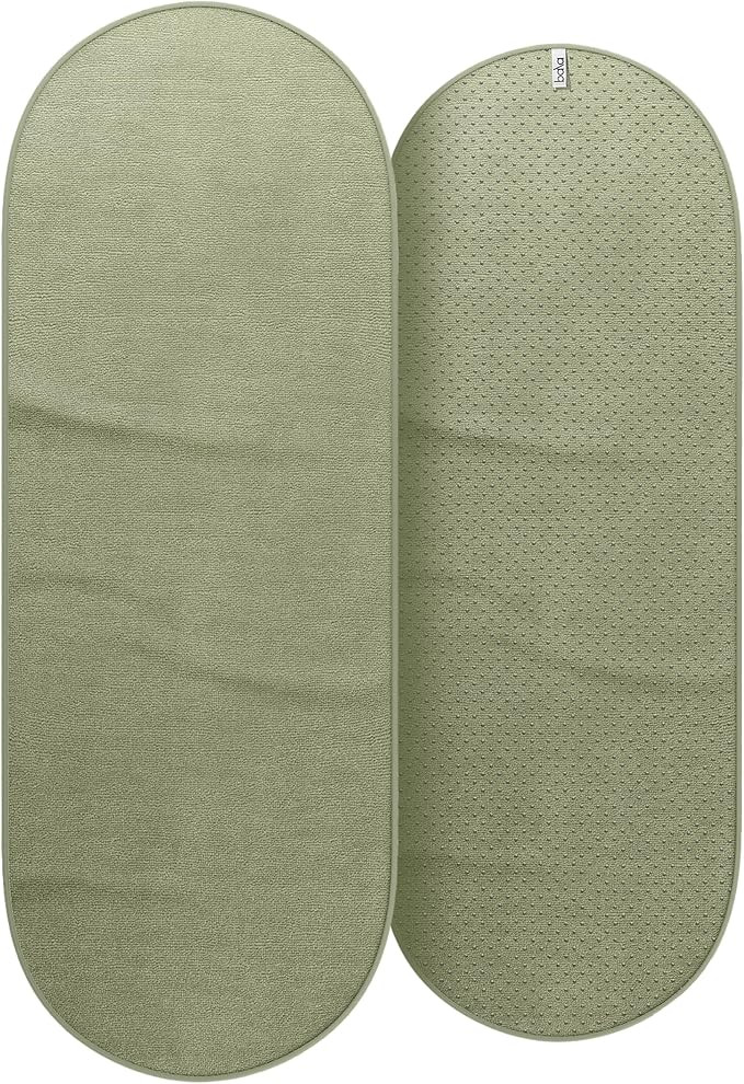 Bala Capsule Mat Towel for Gym, Sage - Slip-Resistant Yoga Mat with Sweat Absorbing Fabric for Pi... | Amazon (US)