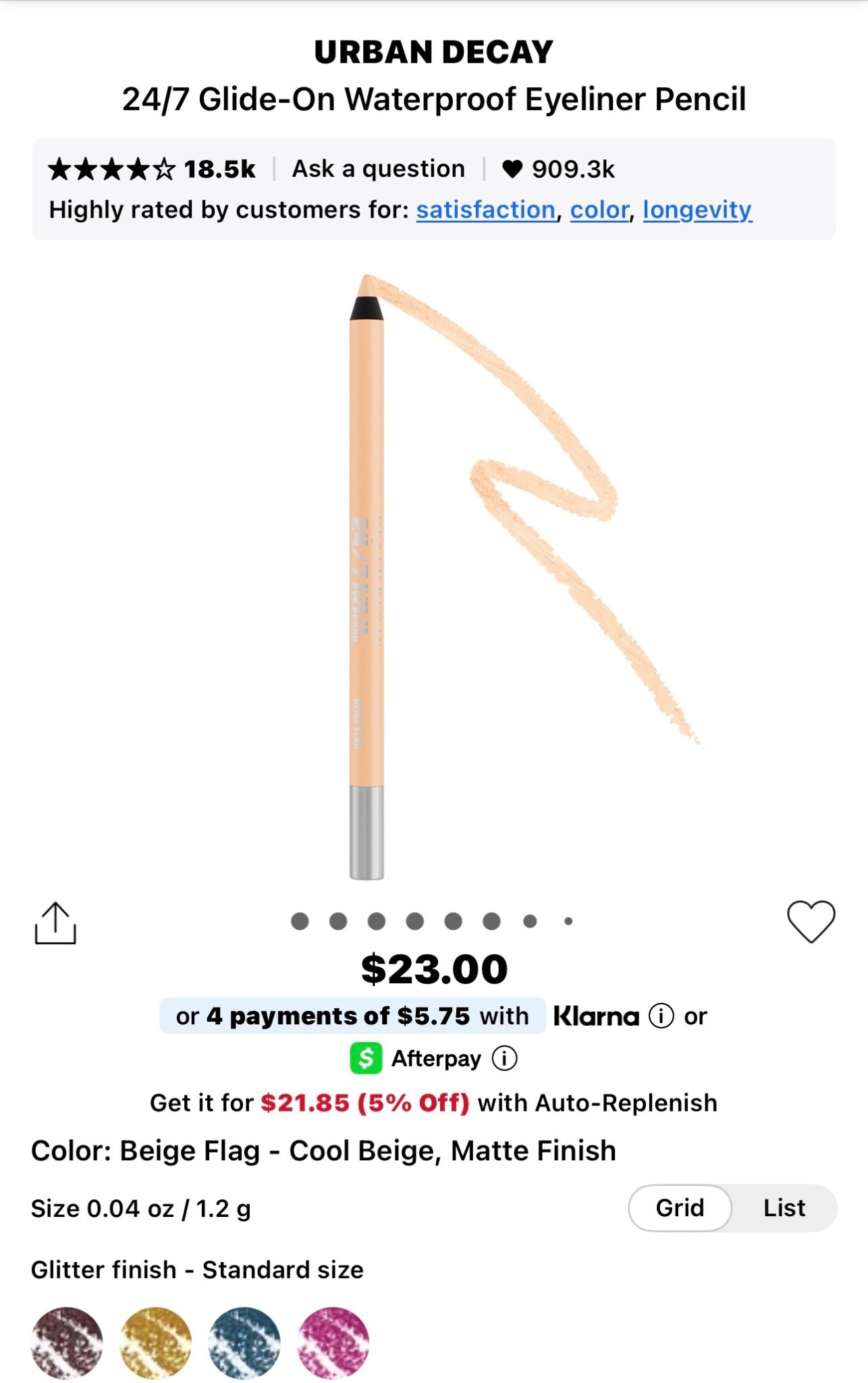 24/7 waterproof eye liner by #urbandecay@Sephora 

#LTKSpringSale #LTKBeauty